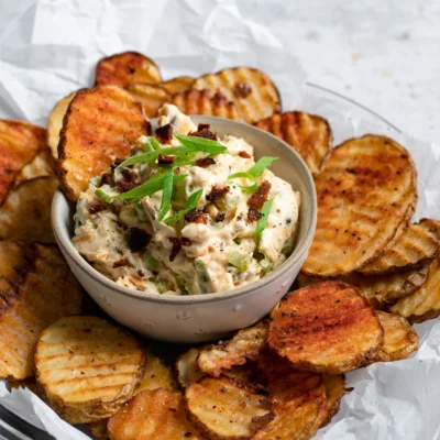 Baked Potato Dip Vegan Recipe