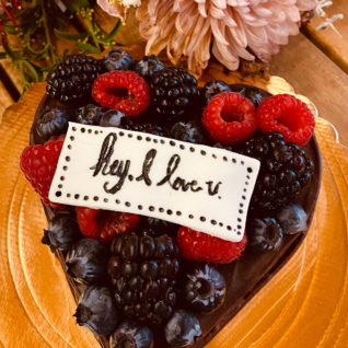 Chocolate Ganache Cake with Fresh Berries Vegan Recipe