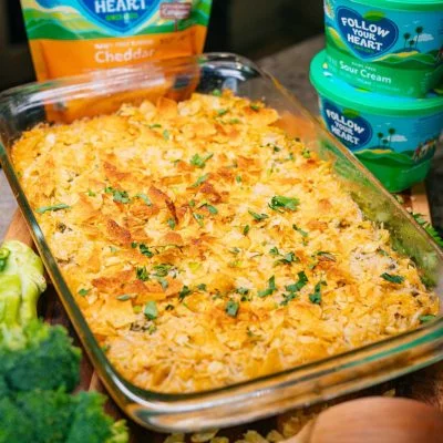 Broccoli Cheddar Bake Vegan Recipe
