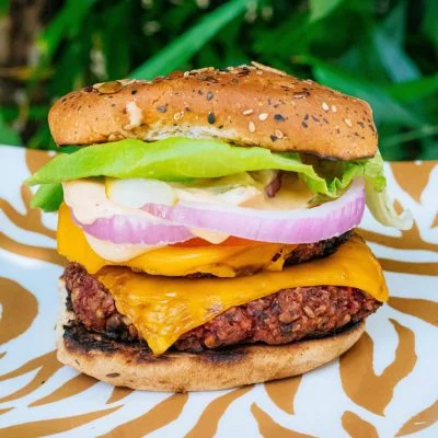 Black Bean Cheeseburger Vegan Recipe