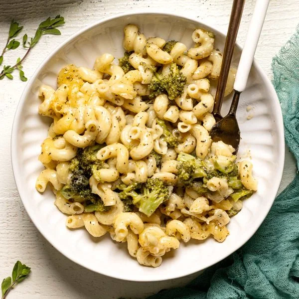 Broccoli Alfredo Pasta Bake Vegan Recipe