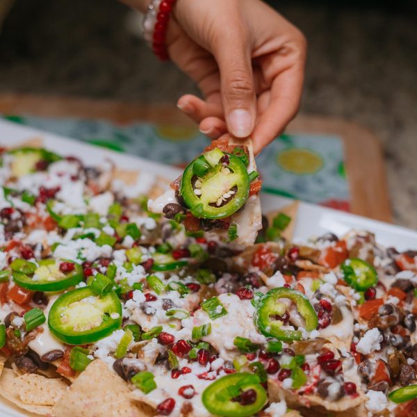 Loaded Party Nachos Vegan Recipe