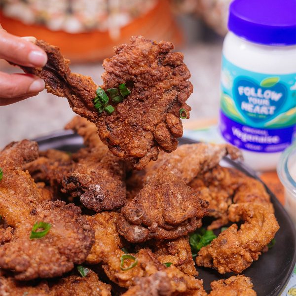 Fried Vegan Chicken and Gravy Vegan Recipe