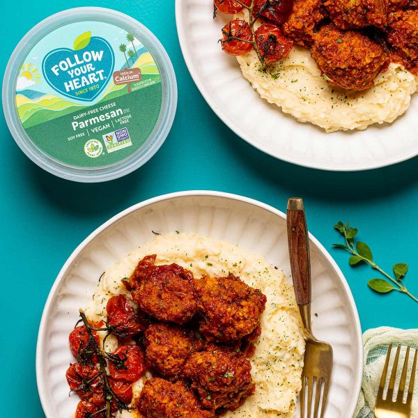 BBQ Cauliflower Wings Mashed Potato Bowl Vegan Recipe