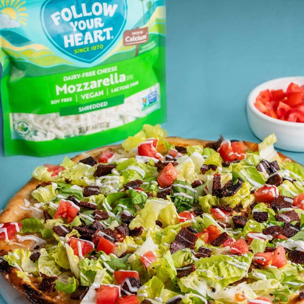 Grilled BLT Pizza Vegan Recipe
