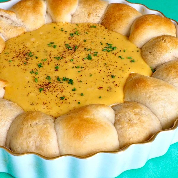 Beer Cheese Pull-Apart Bread Vegan Recipe