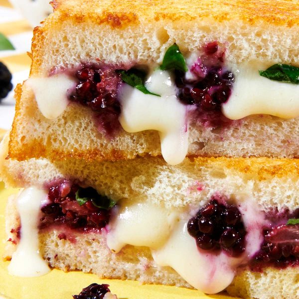 Blackberry Basil Grilled Cheese Vegan Recipe