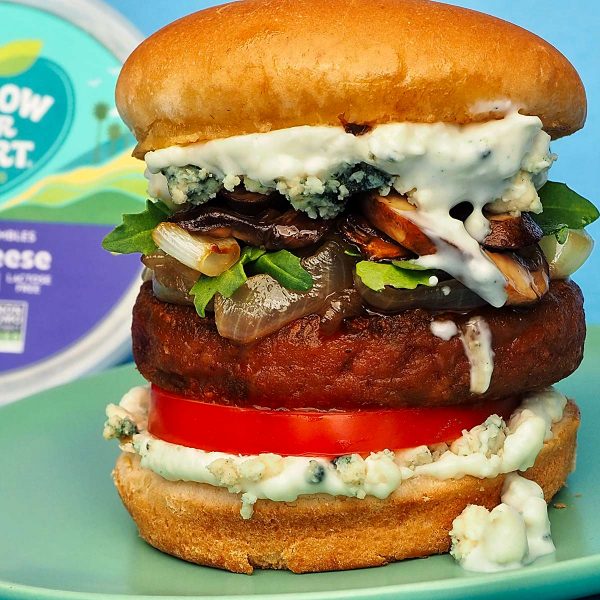 Bleu Cheese Burger Vegan Recipe