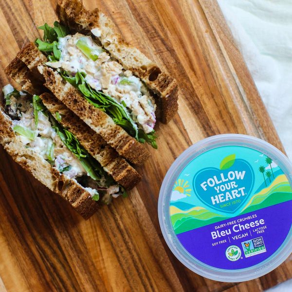 Bleu Cheese Chicken Salad Sandwich Vegan Recipe