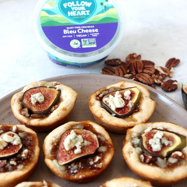 Bleu Cheese & Fig Tartlets Vegan Recipe