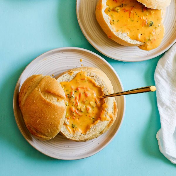 Broccoli Cheddar Bread Bowl Vegan Recipe
