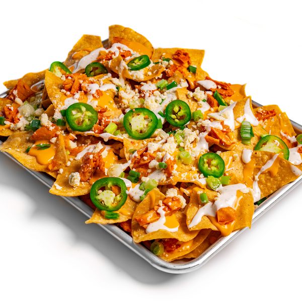 Buffalo Chick’n Nachos Vegan Recipe