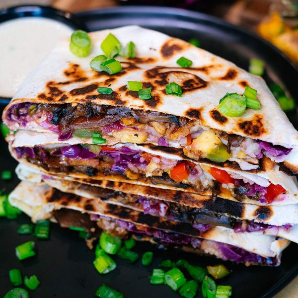 Caribbean Crunch Wrap Vegan Recipe