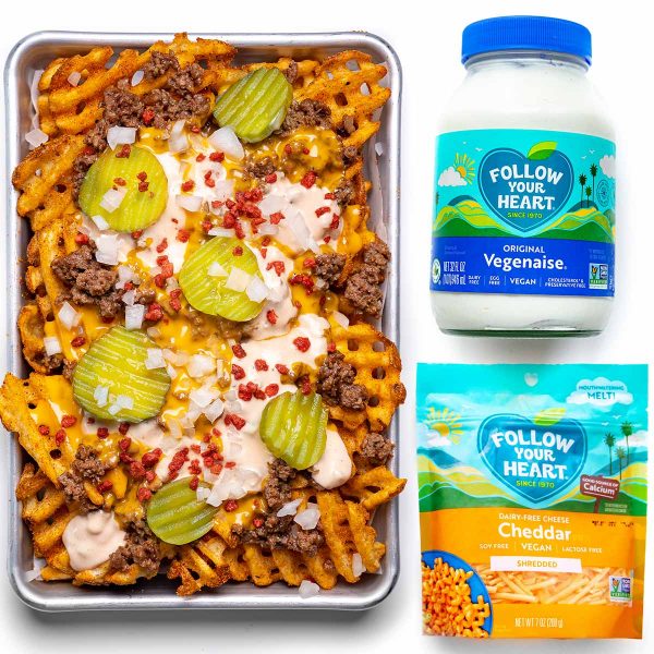 Cheeseburger Fries Vegan Recipe