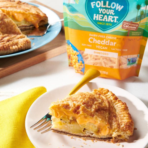 Cheesy Potato and Leak Pie Vegan Recipe