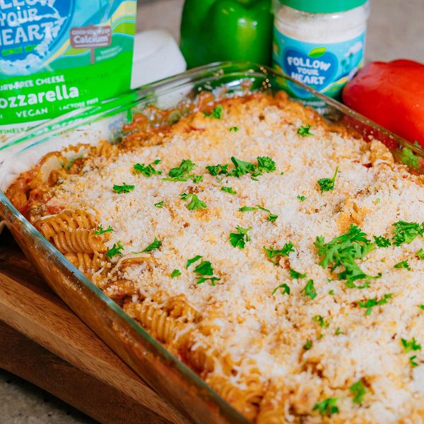 Chicken Pasta Bake Vegan Recipe