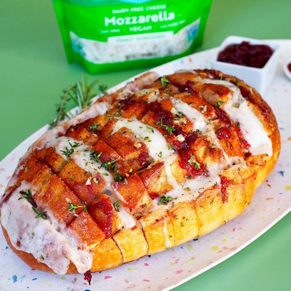 Cranberry Cheese Pull Apart Bread Vegan Recipe