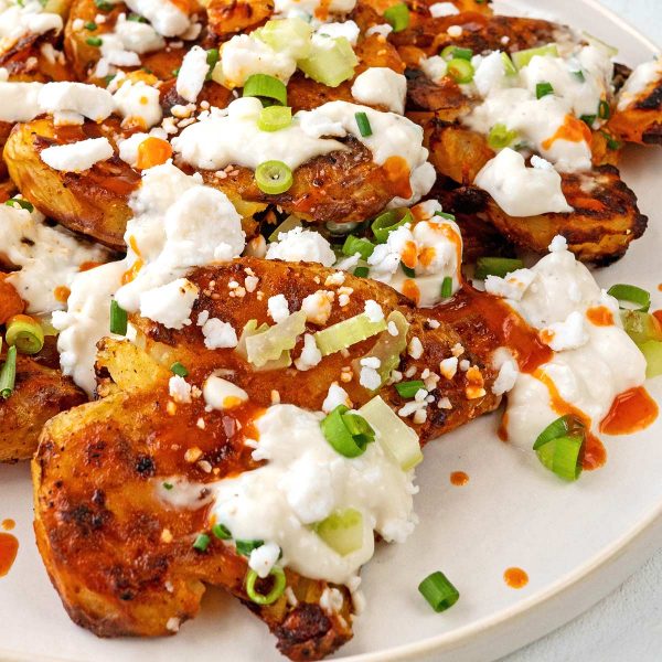 Crispy Buffalo Potatoes Vegan Recipe