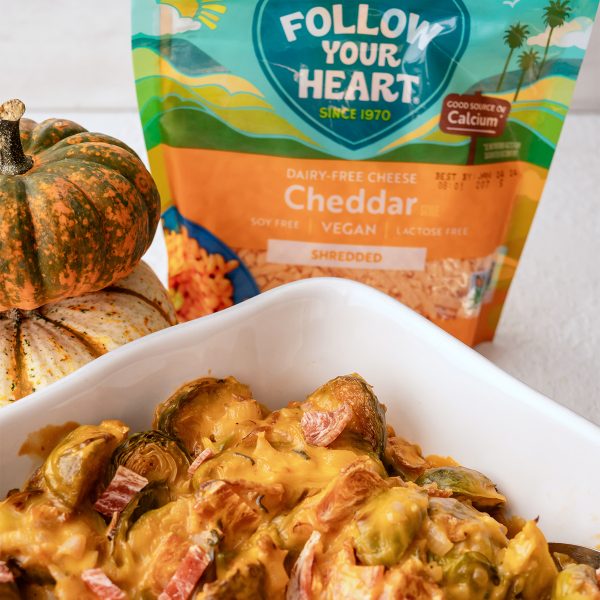 Loaded Brussels Sprouts Bake Vegan Recipe
