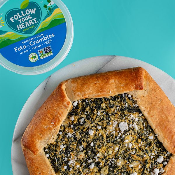 Spinach and Feta Galette Vegan Recipe
