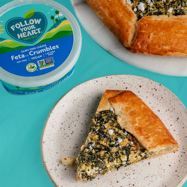 Spinach and Feta Galette Vegan Recipe