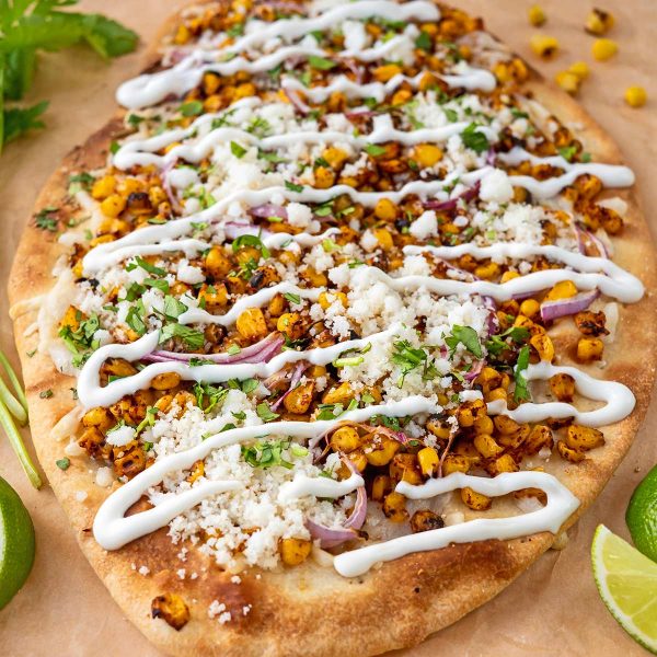Elote Flatbread Vegan Recipe