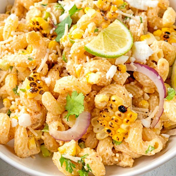 Elote Pasta Salad Vegan Recipe
