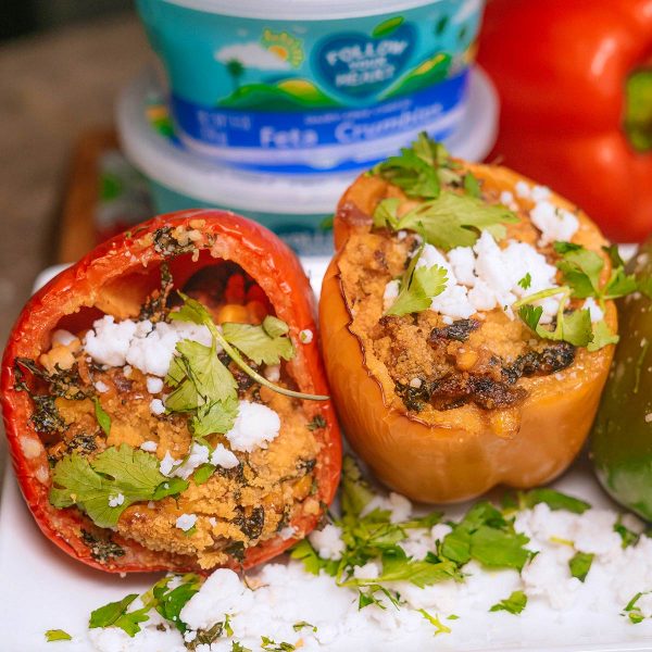 Elote Stuffed Peppers Vegan Recipe