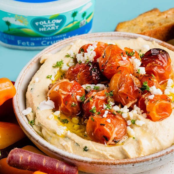 Feta Hummus Vegan Recipe