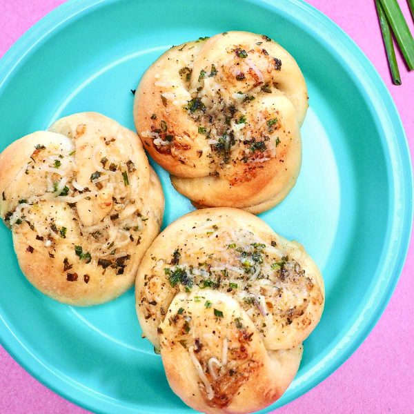 Garlic Parmesan Knots Vegan Recipe