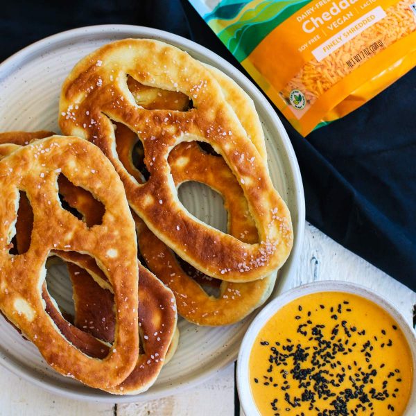 Ghost Flatbreads with Chipotle Cheddar Fondue Vegan Recipe