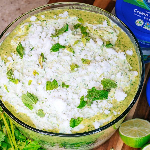 Six Layer Green Dip Vegan Recipe