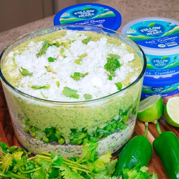 Six Layer Green Dip Vegan Recipe