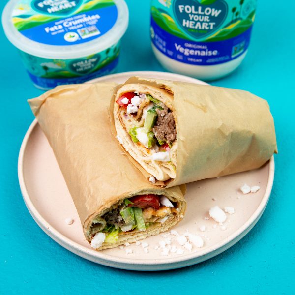 Lule Kabob Wrap Vegan Recipe