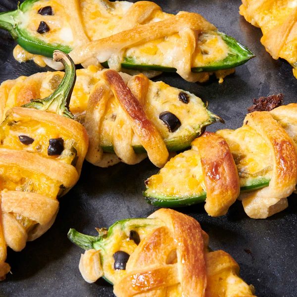 Mummy Jalapeño Poppers Vegan Recipe