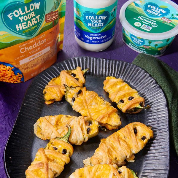 Mummy Jalapeño Poppers Vegan Recipe