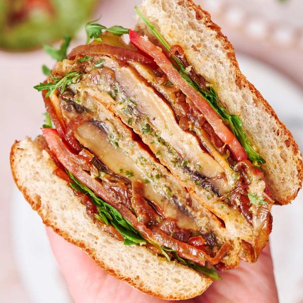 Portobello Mushroom Burger Vegan Recipe