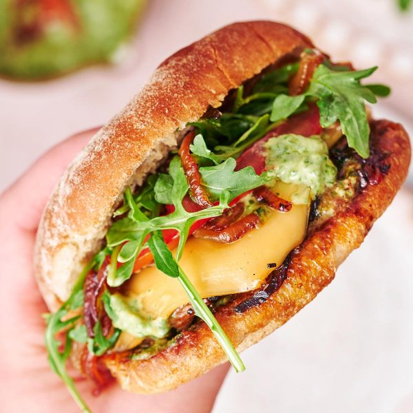 Portobello Mushroom Burger Vegan Recipe