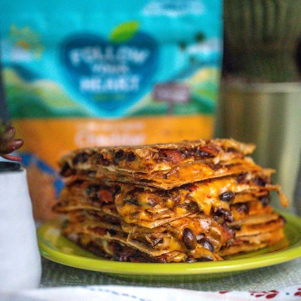 Smokey Chipotle Mushroom Quesadilla Vegan Recipe