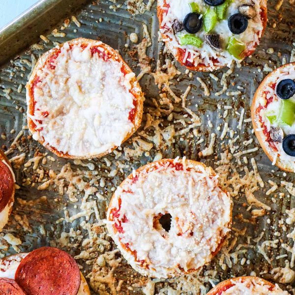 Pizza Bagels Vegan Recipe