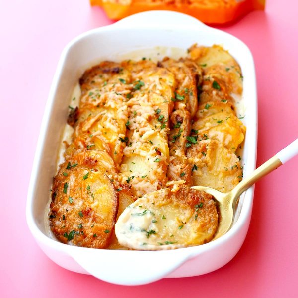 Cheesy Potatoes Au Gratin Vegan Recipe