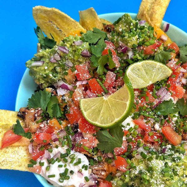 Pulled Pork Plantain Nachos Vegan Recipe