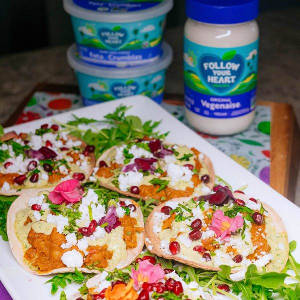 Pumpkin Curry Tostadas Vegan Recipe