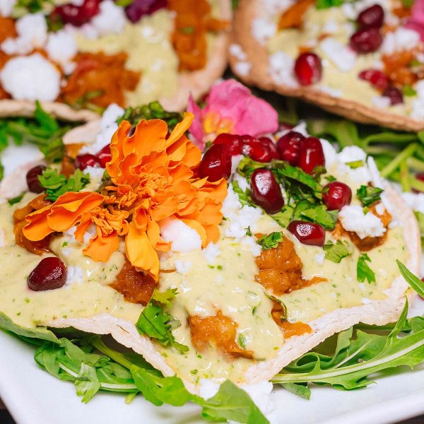 Pumpkin Curry Tostadas Vegan Recipe