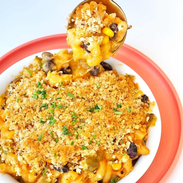 Southwest Chipotle Mac and Cheese Vegan Recipe