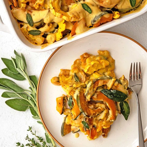 Squash Gratin Vegan Recipe