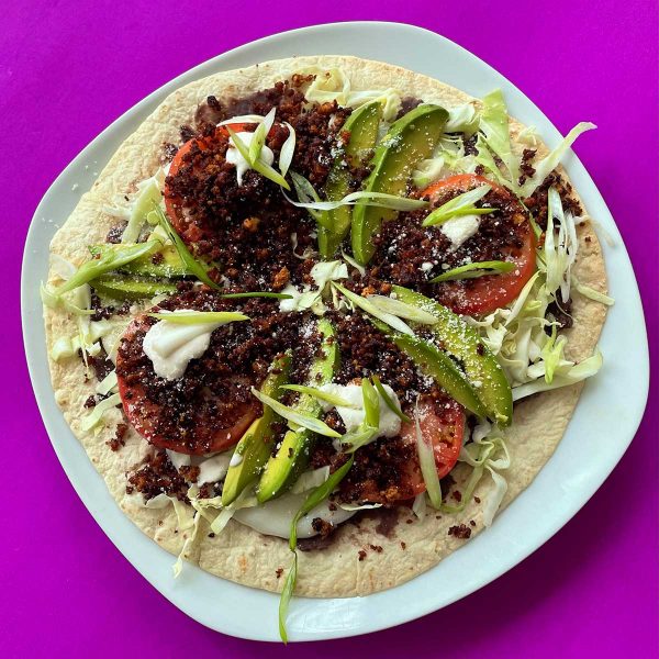 Vegan Tlayuda (Mexican Pizza) Vegan Recipe