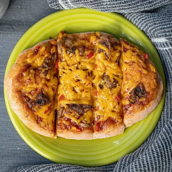 BBQ Jackfruit Flatbread Vegan Recipe