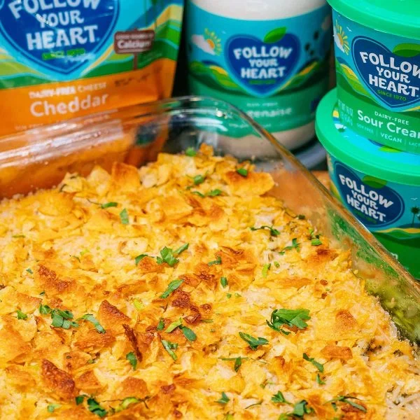 Broccoli Cheddar Bake Vegan Recipe