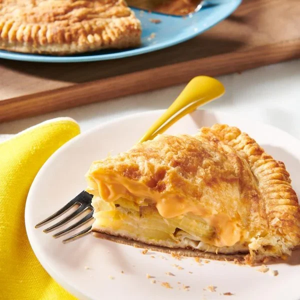 Cheesy Potato and Leak Pie Vegan Recipe